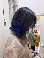 ハピネス 河原町店(Happiness)&nbsp;くびれボブ　裾カラー　京都美容室　進詩織