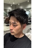 大人爽やかアップバングショート