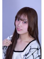 アンアタッシュ(UNE ATTACHE)&nbsp;Mallow Greigeで品よく華やぐ大人女性の艶×グレージュ×ロング