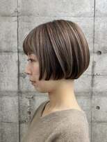 リトマス 二子玉川(litmus)&nbsp;二子玉川/脱白髪染め/白髪ぼかし/艶ボブ/50代/艶髪