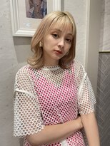 ロンドシエル 横浜(Lond ciel)&nbsp;くびれミディアム/ハイトーン/ブリーチ/レイヤーカット