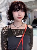orange color とperm style