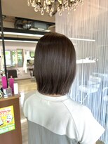 ソル(SOL)&nbsp;ぱつっとボブ×柔らかブラウン