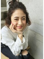 schritt  ショートのハーフお団子＊mutsuki