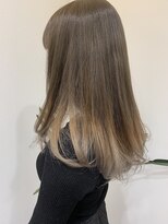 ケーアンドケー(K&K)&nbsp;【裾カラー×ホワイトベージュ】