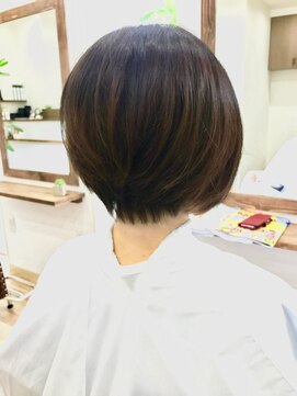ピース ヘアーアンドスパ(PIECE hair&spa) ☆ナチュラルショートボブ☆