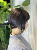 菱形シルエット☆骨格補正ミニボブ