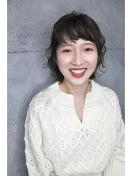 ココロ(COKORO) シースルーバング★インナーグレージュ