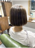 前下がりボブ＊グレージュ