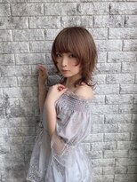 リアイス(Re:ICE) ミニウルフ/くすみブルー/流れるレイヤー/インナーハイライト