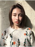 大人ボブストレートツヤ髪●20代30代ニュアンス