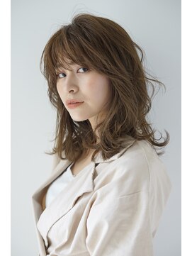 パール(PearL) 【PearL】ウルフパーマ×マロンブラウンカラー