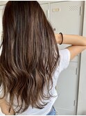 髪質改善 大人可愛いハイライトカラー 前髪カット 小顔
