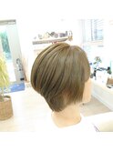 ☆大人女性美髪ショートグラデーションボブ☆