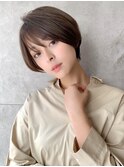 美シルエット×立体感×上質大人ショートボブ【村上穂高】