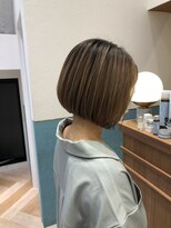 ロンド レグリーズ 立川(Lond leglise)&nbsp;ミニボブ/タッセルボブ/韓国レイヤー/顔周り/グレージュ