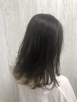 テーラヘアープラス 木更津2号店(TELA HAIR+) テールインナーカラー×ミルクティー