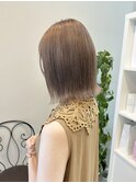 【透明感カラー】シナモンベージュ