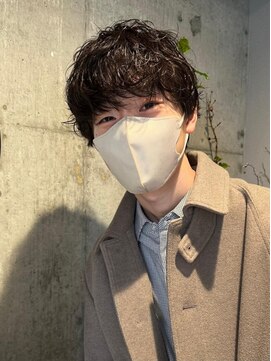 キュー(Cue_) 無造作メンズマッシュ×王道メンズパーマ