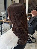アトリエコア(Atelier Coa) 顔周りレイヤーカットくびれヘアミルクティーベージュカラー