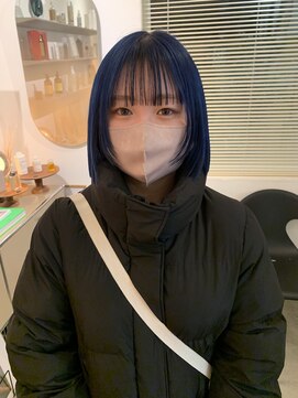 オンヌ(onnu) ボブ×ブルーカラー