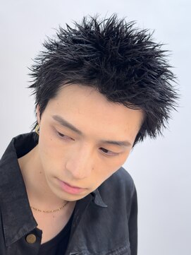 オーシャントーキョー ホワイト 原宿(OCEAN TOKYO WHITE) スパイキーショートメンズショート