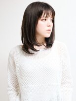 オンク 新宿(onk)&nbsp;黒髪/グレーベージュ/レイヤーロング/前髪パーマ[新宿駅]