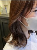 顔まわりカット/レイヤーカット/韓国ヘア/くびれヘア/越谷