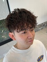 ヘアーアンドエステ ハラダ 滝ノ水店(Hair&Esthe Harada)&nbsp;メンズ/スパイラルmixパーマ