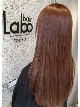 銀座ラボ 千葉店(LA BO) 髪質改善カラー　ブリーチなしピンクベージュ