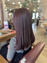 ヘア カンパニー トワ 千葉店(TOWA)&nbsp;ピンクベージュストレート！！！