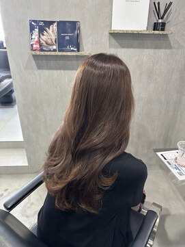 ラック(LUCK) レイヤーぱっつん前髪ステップボーンカットシルキー船橋/韓国