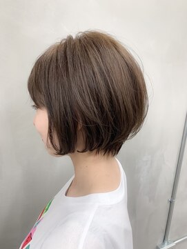 アンジェリカ JR奈良駅前店(ANGELICA) 大人かわいいショートボブ 20代30代40代 うる艶丸みショート