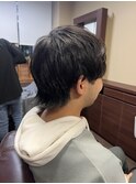 メンズウルフカット