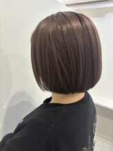 ベルーア(BELLUA) アイロンを使わずに自然なミニボブが叶う柔らかい縮毛矯正☆