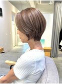 宝塚/縮毛矯正ショート/ボブ/髪質改善/20代/30代/40代