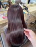 【あなた史上最高の艶髪へ】髪質改善ストレート(縮毛矯正)＋カット＋カラー