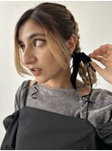 リボンHair arrange