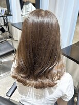 ソヨン 栄2号店(SOYON)&nbsp;ブリーチなしダブルカラー/ミルクティーベージュ/メルティカラー