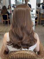 クーラ(Cura)&nbsp;【Cura原宿】ツヤ感コテ巻き風パーマ前髪20代30代40代