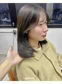 今流行りの韓国っぽくヘアカット
