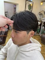 レボルトヘアー(R EVOLUT hair)&nbsp;ナチュラルセンターパートニュアンスパーマ韓国風柏市柏駅