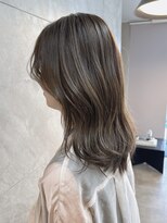 ドゥマン(Demain) メルティカラー 似合わせカット ウェーブミディアム ツヤ 小顔
