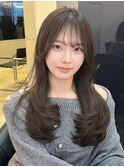 人気ワンカールで可愛いレイヤーカット トレンド韓国ヘア 大宮