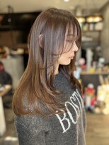 ウェリラバイハク(WeLila by haku)&nbsp;レイヤーカット/オリーブベージュ/オリーブカラー/白髪ぼかし