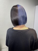 ベル(BEL)&nbsp;【デザインカラー】ツートンカラー×くすみブルー