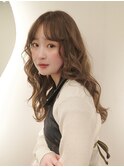 【Un ami】コテ巻き風ゆるふわロングパーマ moeka
