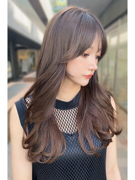 リークフー(Ree cu fuu) くびれヘア　アッシュベージュ　ミルクティーベージュ　レイヤー