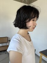 ロールアップスリーブス(ROLL UP SLEEVES)&nbsp;フレンチボブパーマ