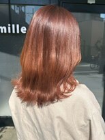 ミル(1001 mille)&nbsp;イルミナカラー/イヤリングカラー/カラー/オレンジブラウン